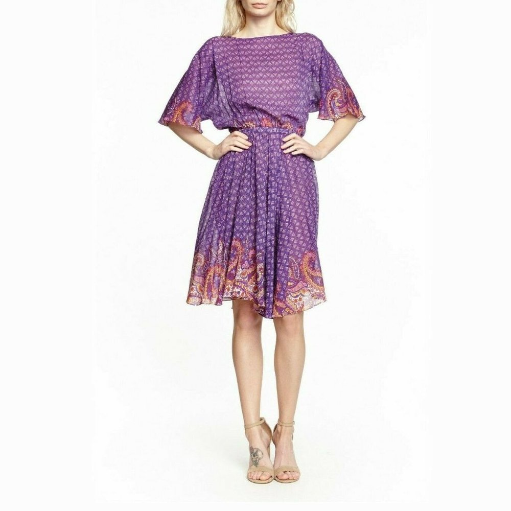Aratta Paradise Dress • Small • Boho • Purple NWT - Picture 2 of 5